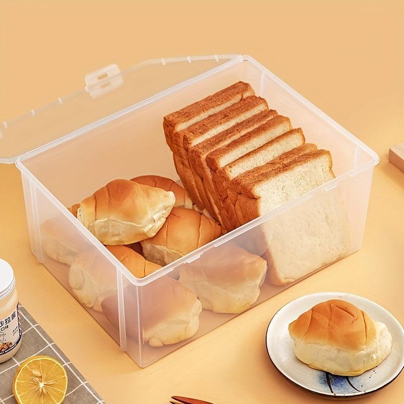 Transparent Bread Box Fresh Keeping Refrigerator Storage Box for Toast and Bread
