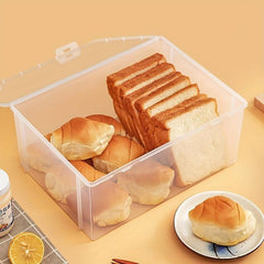Transparent Bread Box Fresh Keeping Refrigerator Storage Box for Toast and Bread