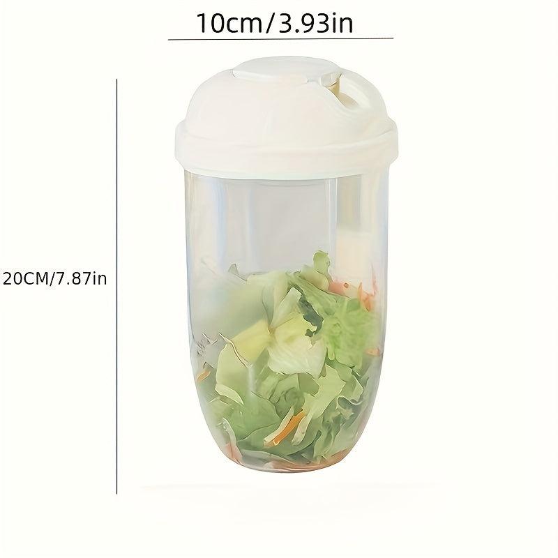 Portable Breakfast Cup Cereal Nut Yogurt Salad Container with Fork