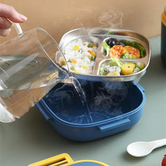 Stainless Steel Lunch Box for School Camping Travel Lunch Snacks Picnics