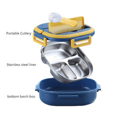 Stainless Steel Lunch Box for School Camping Travel Lunch Snacks Picnics