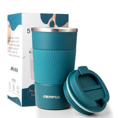2oz Stainless Steel Vacuum Coffee Flask Travel Mug Hot Cold Beverages
