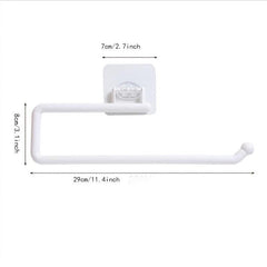 Wall Mounted Towel Hook No Drilling - Bathroom Kitchen Toilet Roll Storage