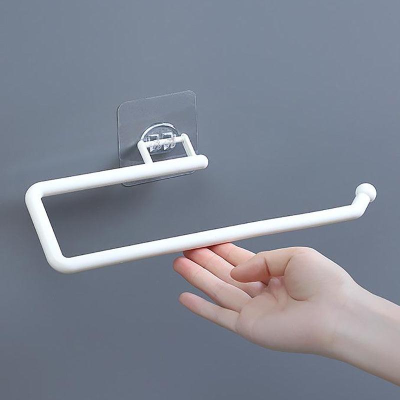 Wall Mounted Towel Hook No Drilling - Bathroom Kitchen Toilet Roll Storage