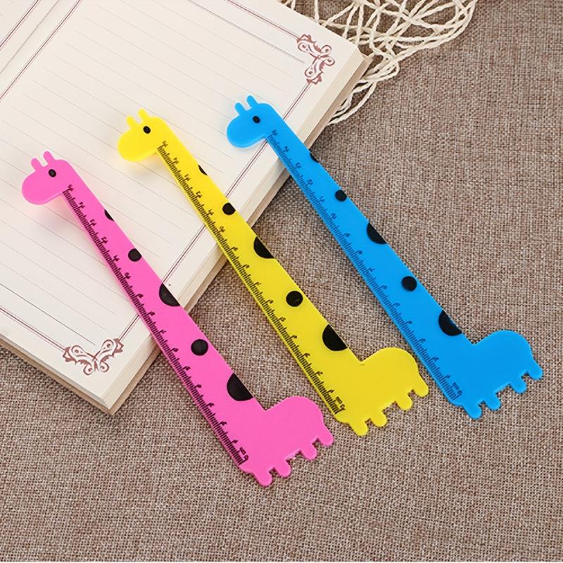 Blind Box Pack of 4 Creative Cartoon Rulers for Students