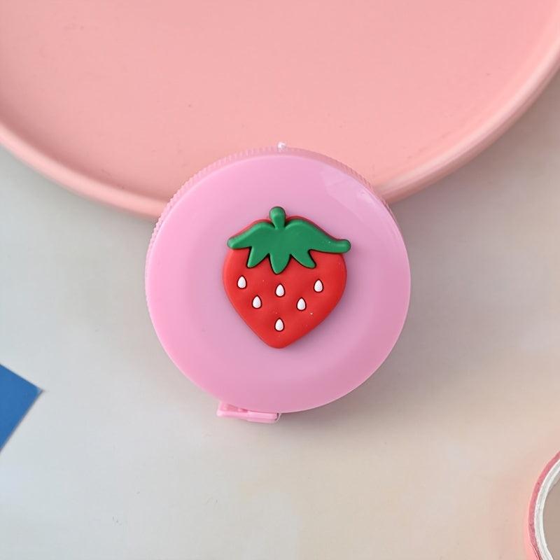 Portable Cartoon Mini Tape Measure Multifunctional Leather Ruler for Measuring