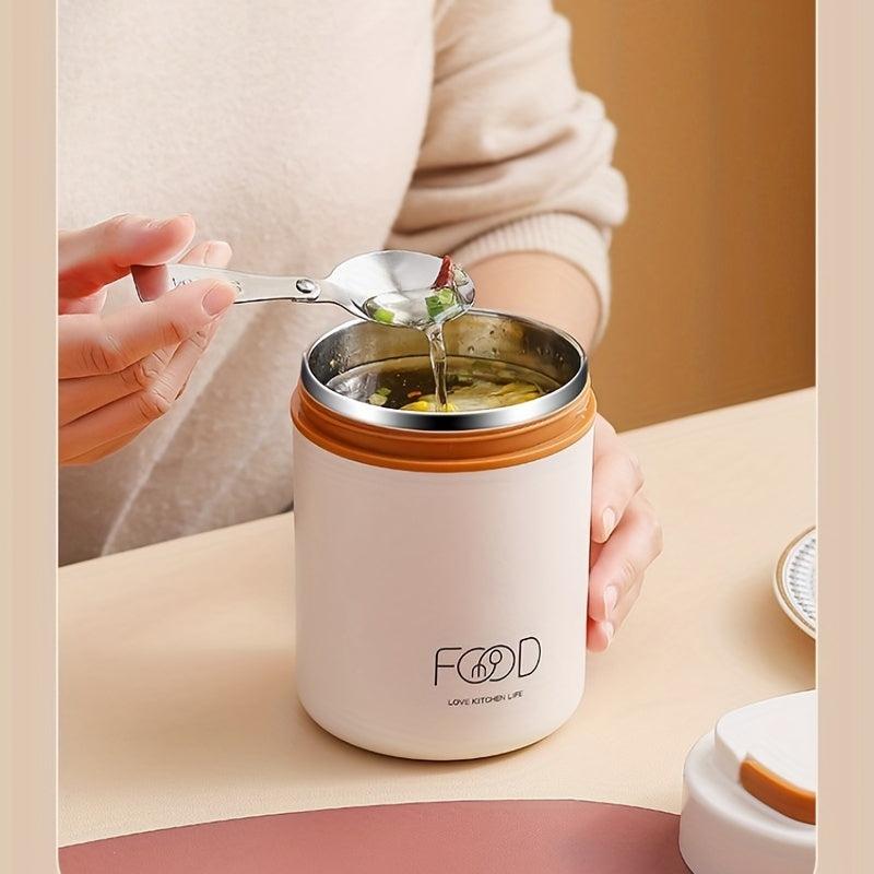 Large Insulated Soup Container - Thermal Stainless Steel