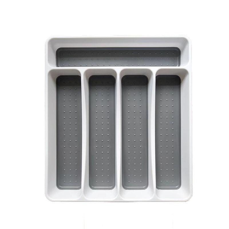 Flatware Organizer Cutlery Tray Large Silverware Tray Soft Grip Lining BPA
