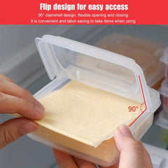 Japanese Butter Cheese Slice Storage Box Refrigerator Food Preservation