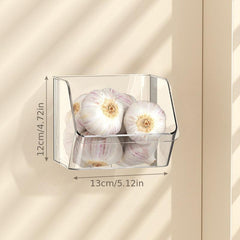 Kitchen Wall Mounted Seasoning Storage Rack No Punching Storage Box