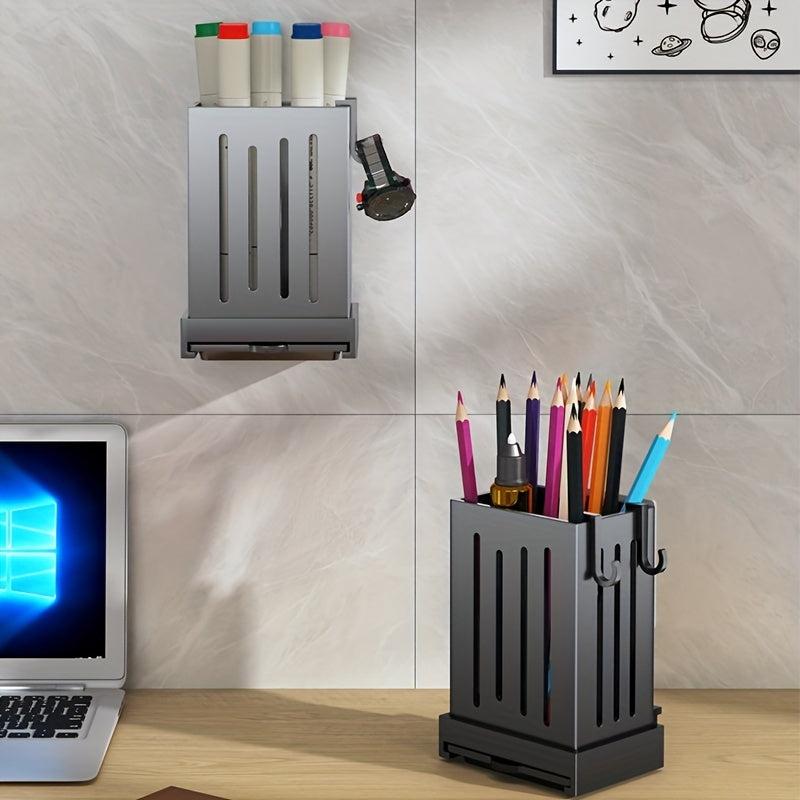2pcs Gray Wall mounted Chopstick Holder Utensils Storage Rack