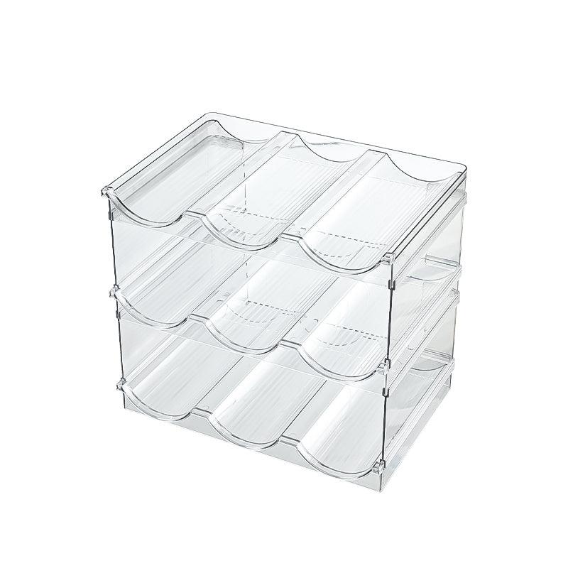Stackable 12 Bottle Organizer Rack for Kitchen