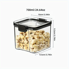 1Pc Airtight Food Storage Containers - Keep Food Fresh and Secure