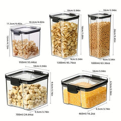 1Pc Airtight Food Storage Containers - Keep Food Fresh and Secure