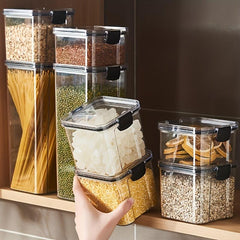Kitchen Storage Jar Sealed Fresh keeping Box For Cereal Rice Tea Nuts Coffee Bea