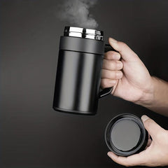 400ml Thermal Cup With Tea Infuser Stainless Steel Vacuum Insulated