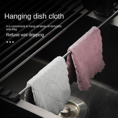Stainless Steel Drain Rack and Drying Mat Kitchen Organizer