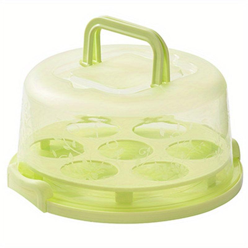 Portable Cake Box with Lid Dust Proof Anti Cross Flavor Cake Preserv
