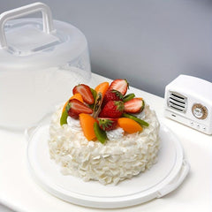 Portable Cake Box with Lid Dust Proof Anti Cross Flavor Cake Preserv