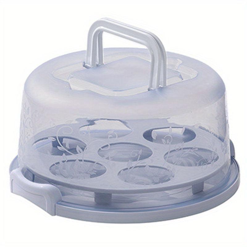Portable Cake Box with Lid Dust Proof Anti Cross Flavor Cake Preserv