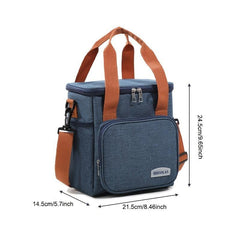 Portable Insulated Lunch Bag Keep Food Fresh On-the-Go