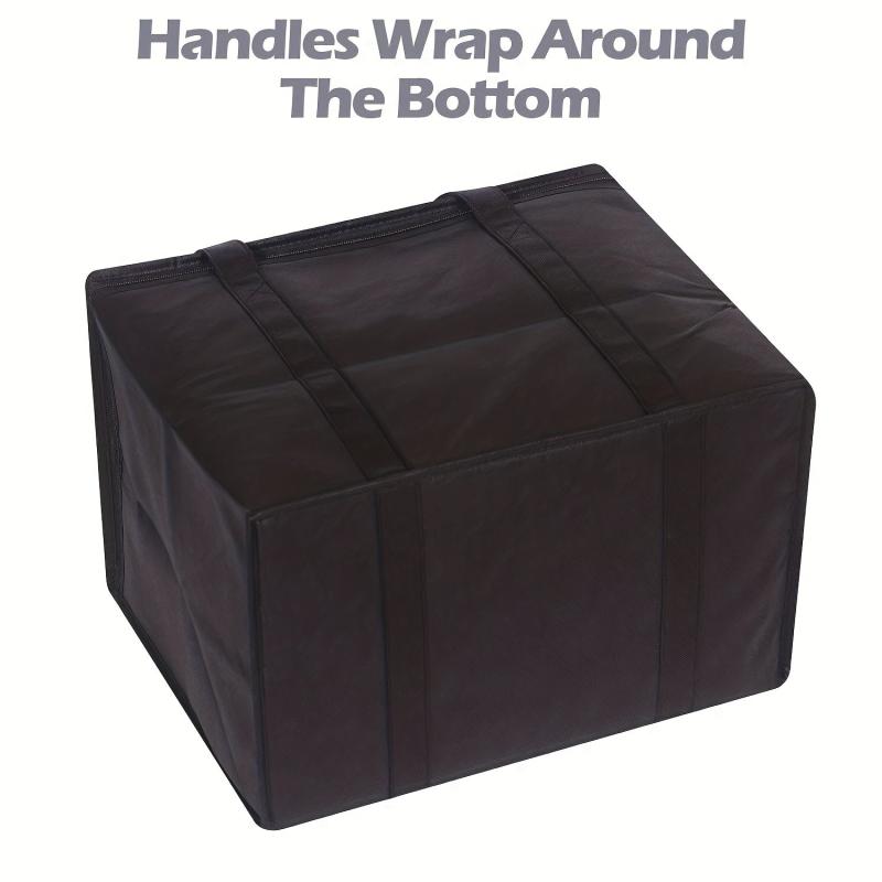 Insulated Reusable Grocery Bag 35L Durable Heavy Duty Large Size