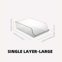 2-Layer Rolling Can Storage Box for Fridge - BPA-free