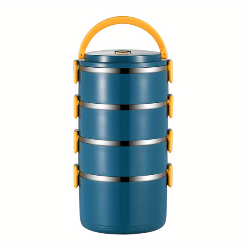 Stainless Steel Insulated Lunch Box with Divided Compartments
