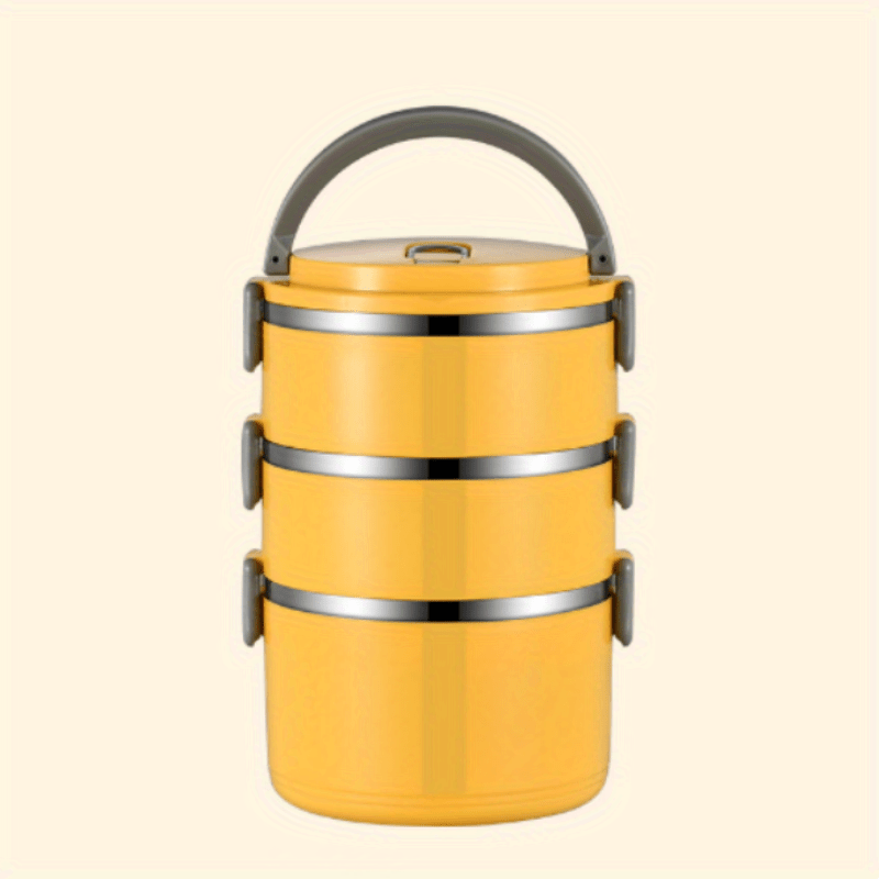 Stainless Steel Insulated Lunch Box with Divided Compartments