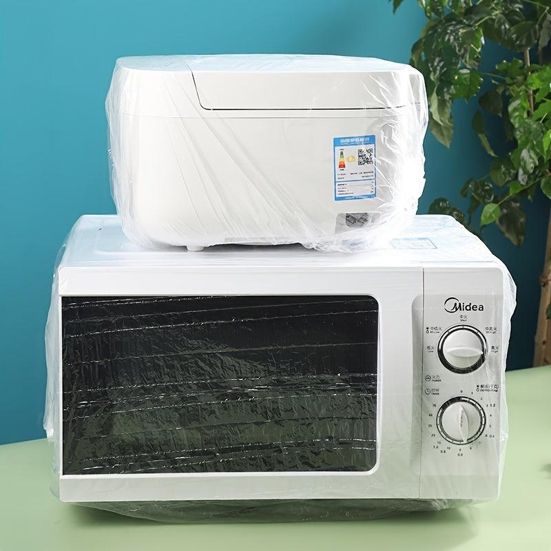 10pcs Disposable Dust Cover for Kitchen Microwave Oven Appliances