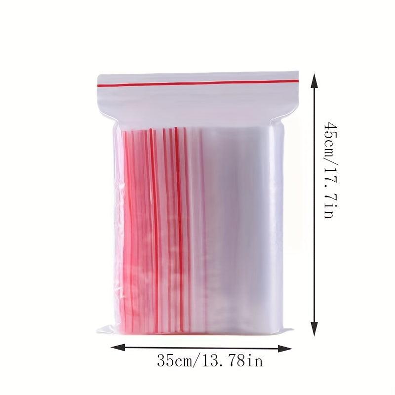200pcs Self-Sealing Storage Zipper Bags Leak Proof Freeze