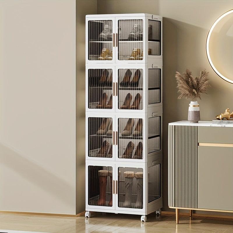 1 Layer Plastic Shoes Storage Drawer Closet Organizers Storage Bins
