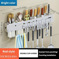 Chopsticks Holder Storage Rack Wall Mounted Utensils Rack