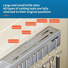 Chopsticks Holder Storage Rack Wall Mounted Utensils Rack
