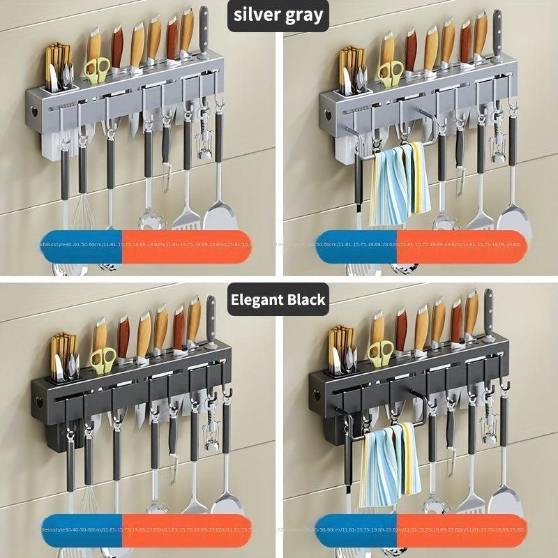 Chopsticks Holder Storage Rack Wall Mounted Utensils Rack