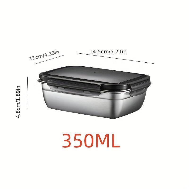 SUS304 Stainless Steel Food Storage Container with Lid