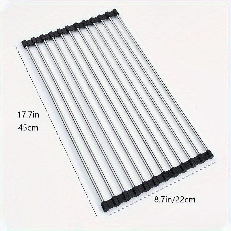1pc Kitchen Sink Drain Basket With 9 12 18 Tubes Sink Drain Rack