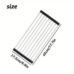 1pc Kitchen Sink Drain Basket With 9 12 18 Tubes Sink Drain Rack