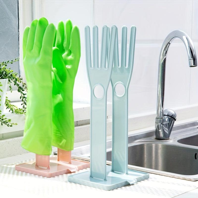 Kitchen Glove Holder Mitten Dryer Reusable Bag Dish Towel Drying Organizer