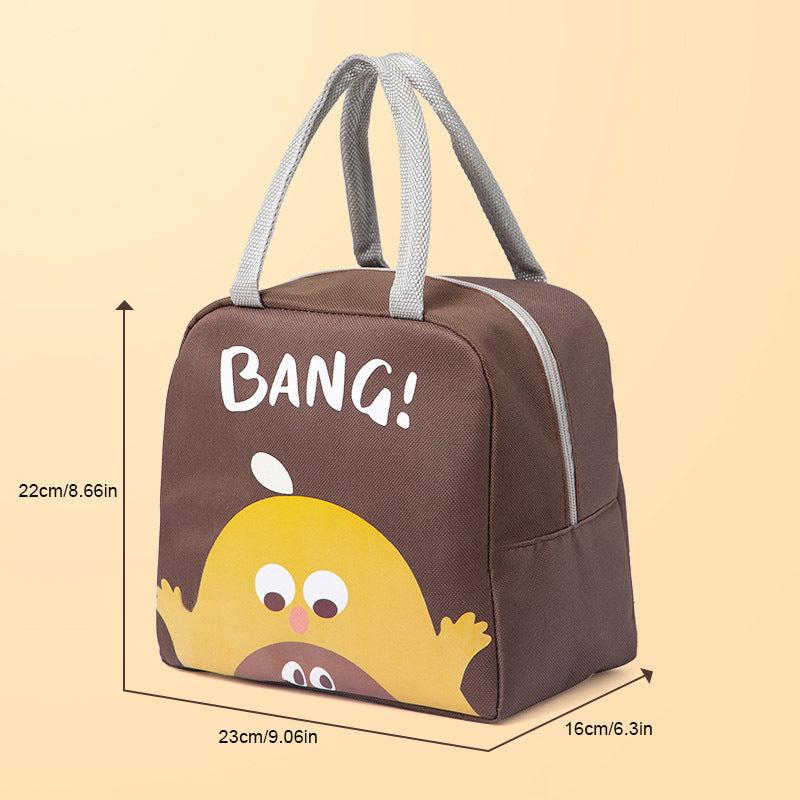 Cartoon Insulation Bag Large Capacity Portable Lunch Bento Bag