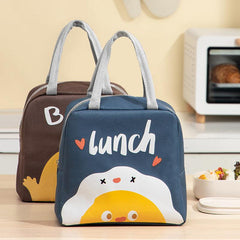 Cartoon Insulation Bag Large Capacity Portable Lunch Bento Bag