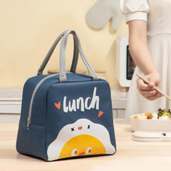 Cartoon Insulation Bag Large Capacity Portable Lunch Bento Bag