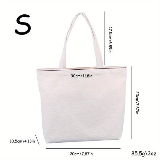 Thick Eco Canvas Shopping Bag DIY Tote Bag Blank