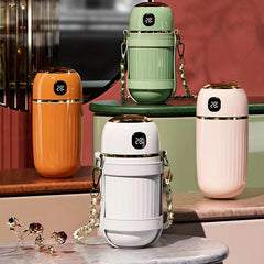 320ml Smart Insulating Cup For Girls, Intelligent Temperature Display