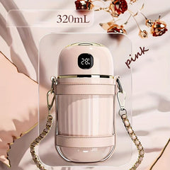320ml Smart Insulating Cup For Girls, Intelligent Temperature Display