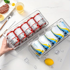 Beverage Storage Boxes 2 Layer Fridge Organizer Set