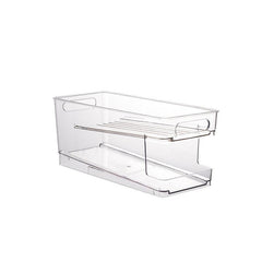 Beverage Storage Boxes 2 Layer Fridge Organizer Set
