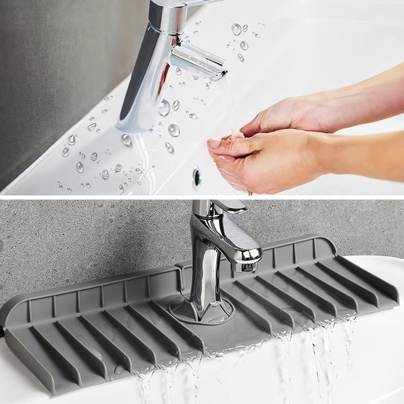 Silicone Kitchen Sink Splash Guard for Faucet