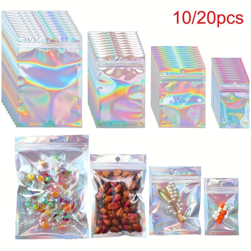 20pcs Resealable Smell Proof Storage Bags for Dry Food and Pet Food