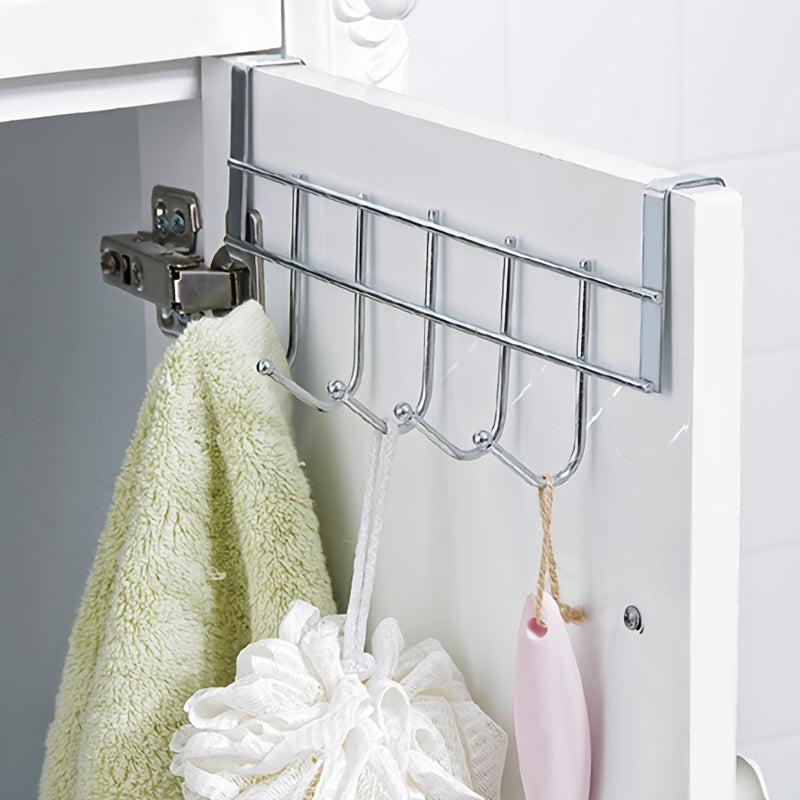 Stainless Steel 5 Hook Cabinet Hooks - Strong and Durable